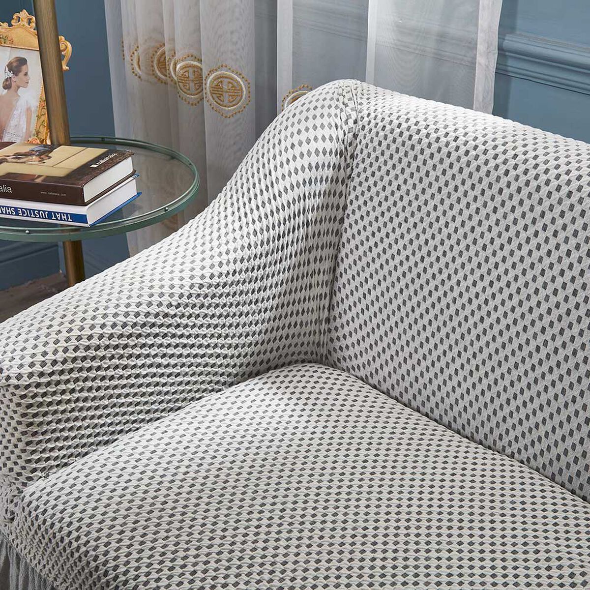 Funda para Sillón Modalfo Impermeable Blanco 1 Cuerpo