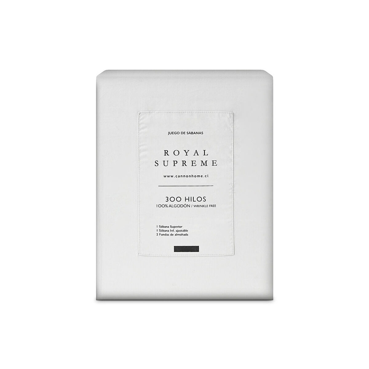 Juego de S&aacute;banas Royal Supreme Gris 200 Hilos 2 Plazas Gray