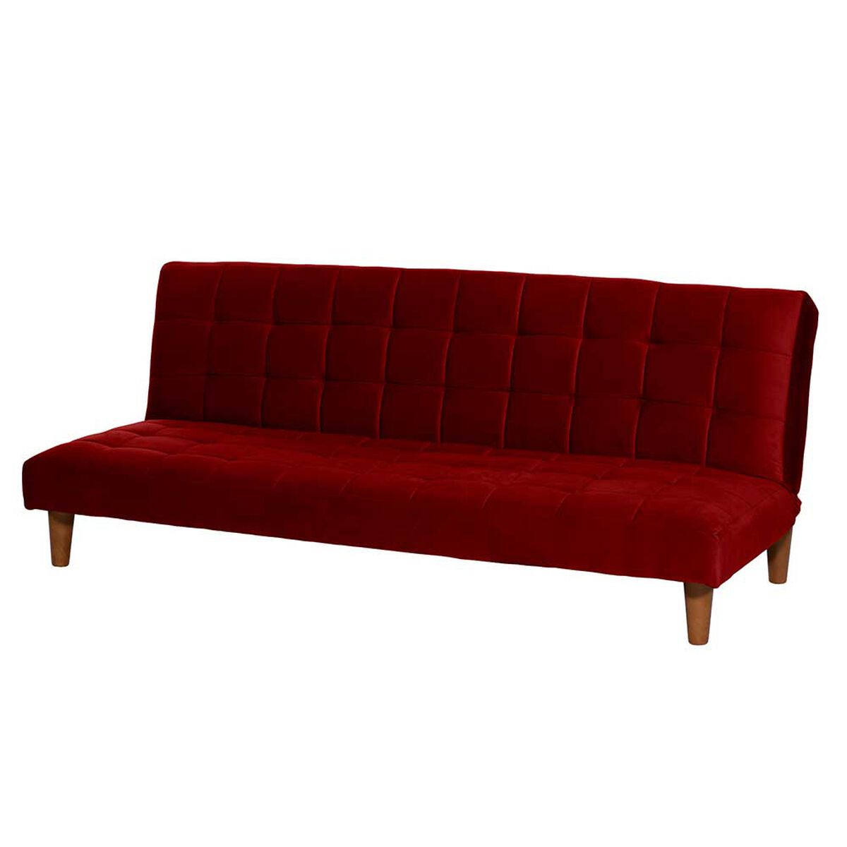 Fut&oacute;n Latam Home Turin Velvet 3 Cuerpos Burdeo