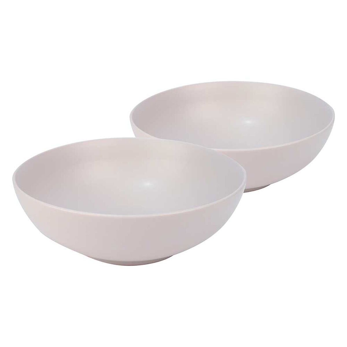 Set 2 Bowls Ensalada Doral Porto Servo Blanco