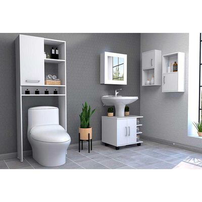 TUHOME Botiquín + Optimizadores Lavamanos + Baño + Auxiliar X2 TuHome Big Bath