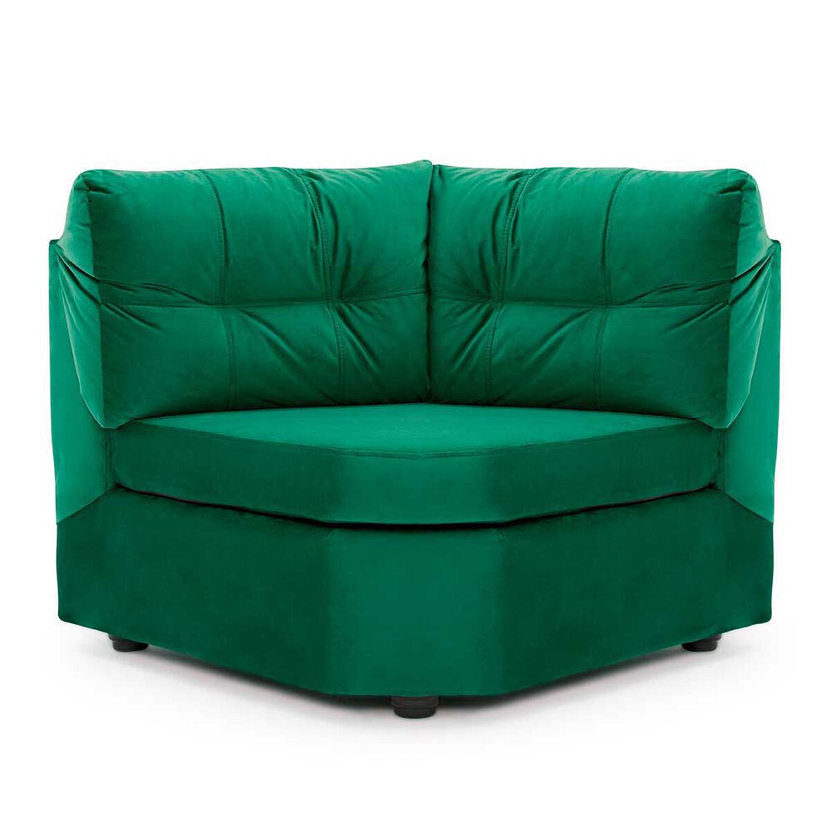 Sofá Seccional Muebles MPR Alerce 5 Verde Esmeralda