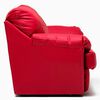 Juego de Living Cabsur Caburga Sof&aacute; 3 Cuerpos + Sof&aacute; 2 Cuerpos PU Rojo