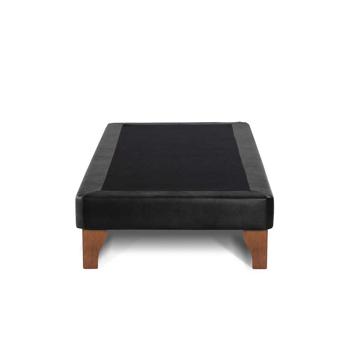 Base Europea Dividida Latam Home 1,5 Plazas Zen Cuero Negro
