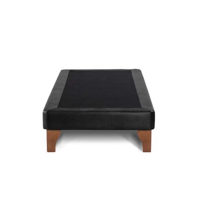 Base Europea Dividida Latam Home 1,5 Plazas Zen Cuero Negro
