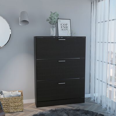 Imagen 1 del producto Zapatero TuHome Z-94 3 Cajones Wengue/Blanco