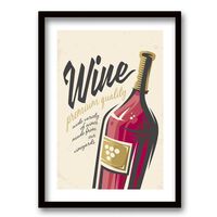 Cuadro Decorativo Retela Wine 50 x 35 cm