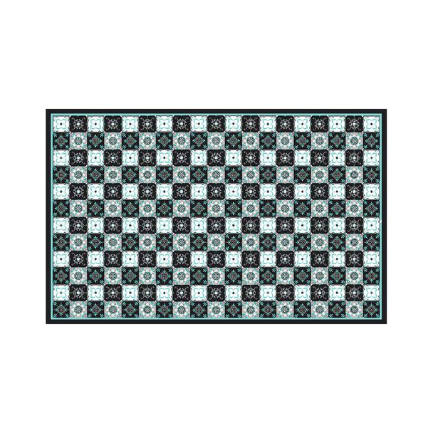 Alfombra Davanti Baldosa Clásica Azul 140 x220 Baldosa Clásica Azul
