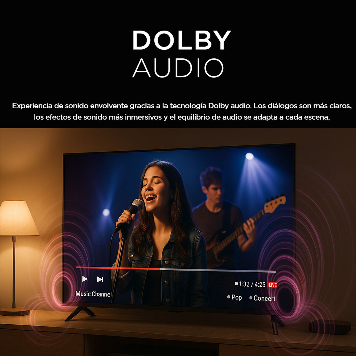 LED 50" Caixun C50V1UG Smart TV 4K UHD