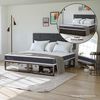 Cama Europea CIC Iron Smart 2 Plazas Ortopedic + Faldón