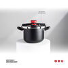 Olla a Presi&oacute;n Acero Inoxidable Thomas 8 L Negro