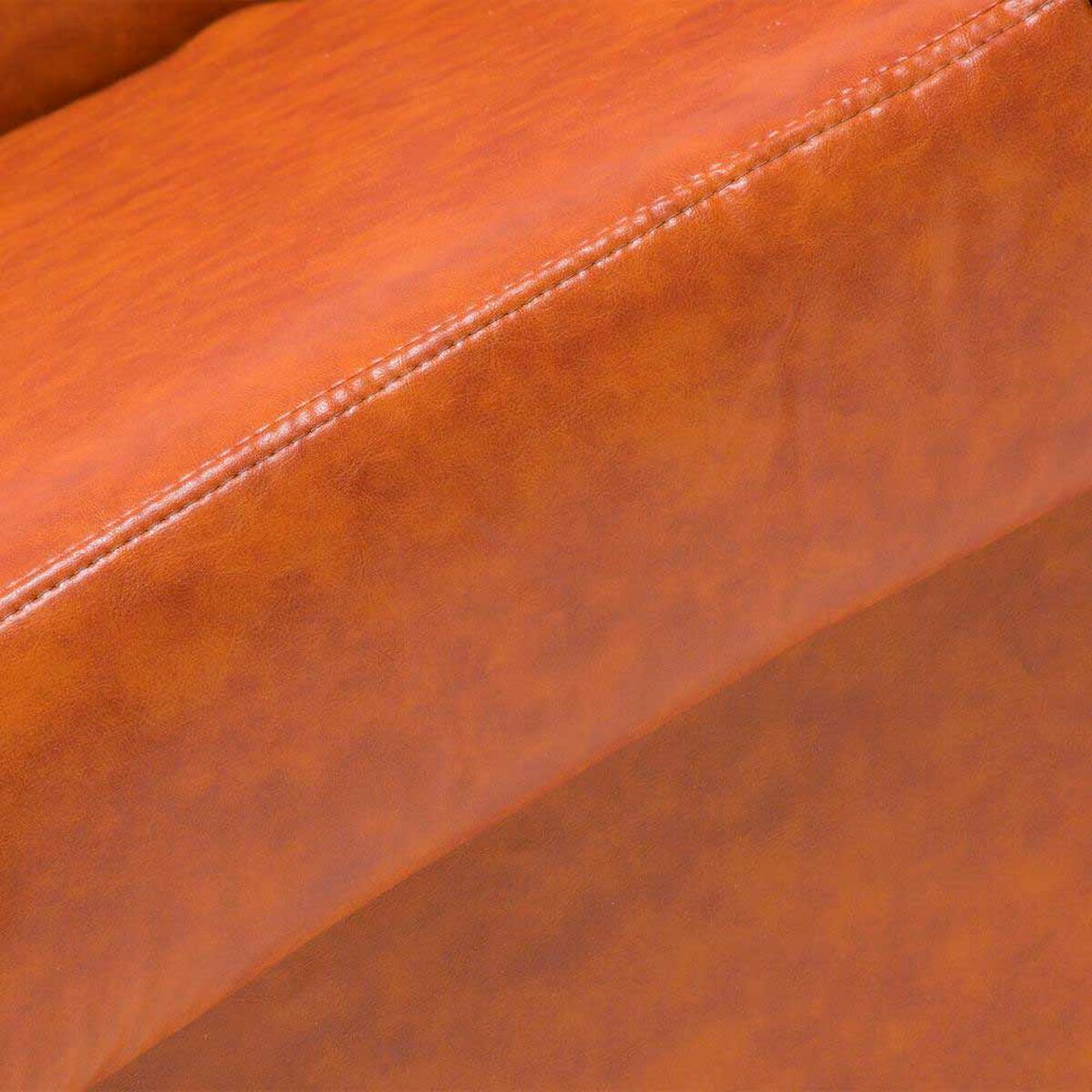 Juego de Living Cabsur Milan Sof&aacute; 3 Cuerpos + Sof&aacute; 2 Cuerpos PU Rojo