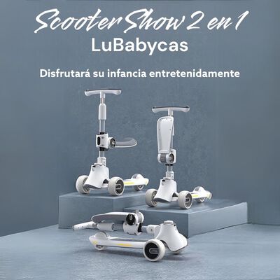 Imagen 2 del producto Scooter Show Gris LuBabycas
