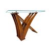 Mesa de Arrimo Living Factory Gaviota Nogal