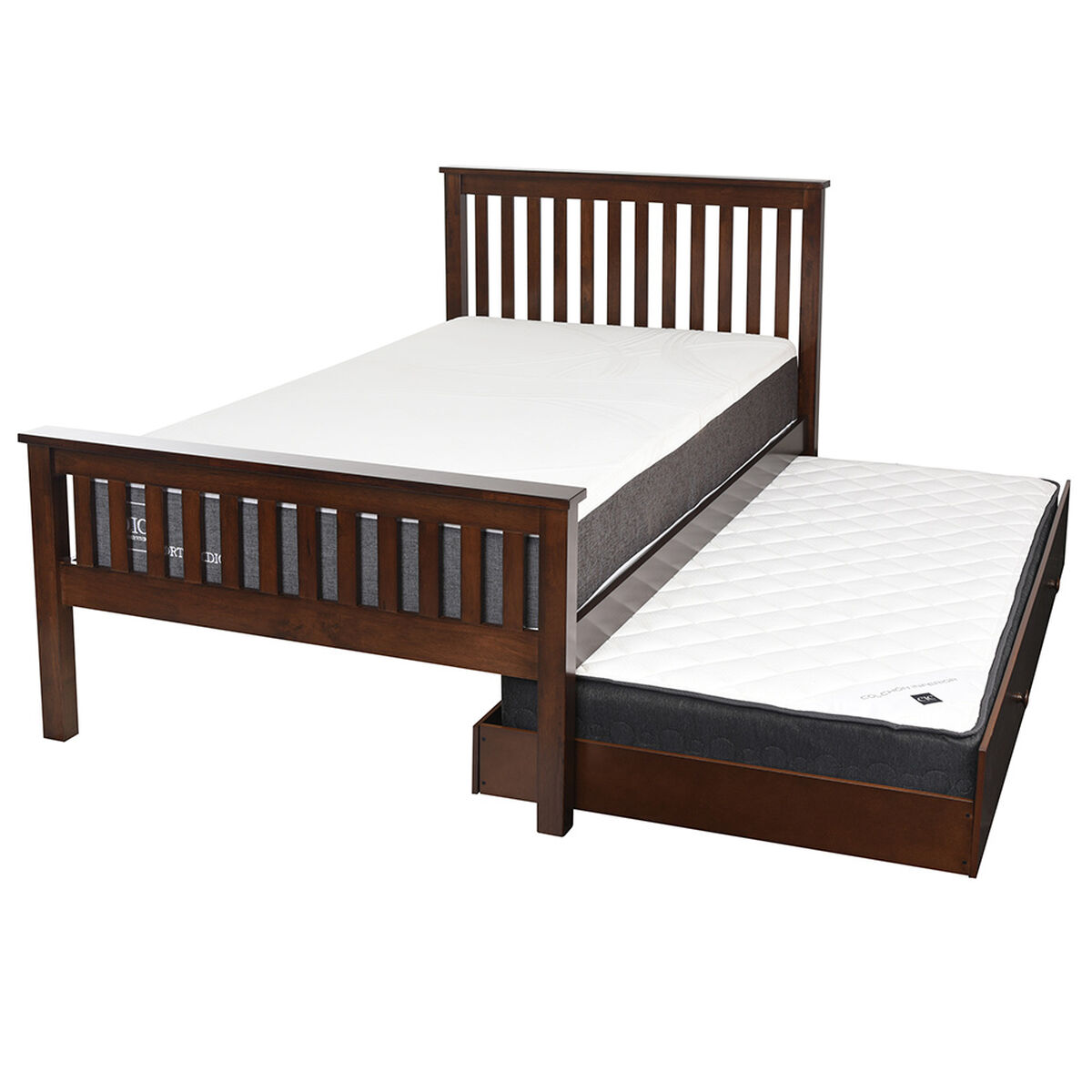 Marquesa + Colchón CIC 1,5 Plazas Eloísa  + Cama Nido Ortopedic
