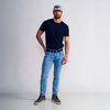 Jeans Basico Skinny Tiro Medio Lagoon Hombre Ellus