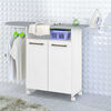 Combo Tabla de Planchar Casanova Primor + Plancha a Vapor Hyundai HY2472P + Minicomponente Master-G Twister 4"