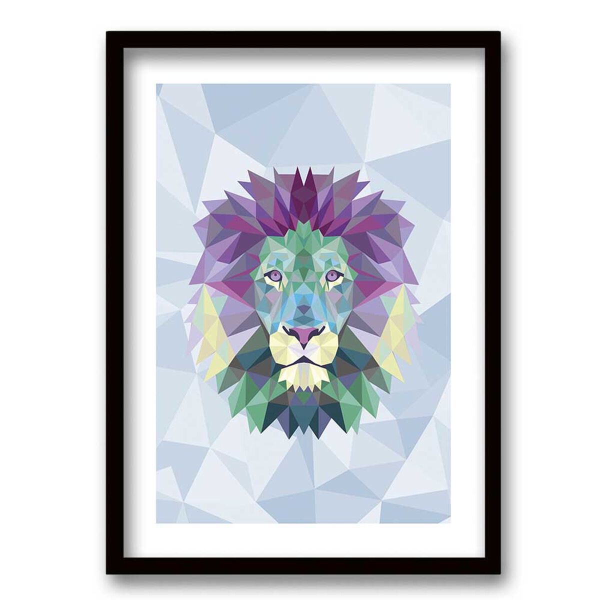 Cuadro Decorativo Retela Lion Triangle II 70 x 50 cm