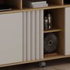 Rack TV Vekkahome Viena Hasta 55" Café