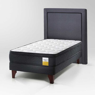 Imagen 1 del producto Cama Europea Drimkip 1,5 Plazas Plus Eurotop + Respaldo