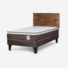 Cama Europea Rosen 1,5 Plazas New Style 4 Plus + Respaldo Tabor
