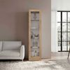 Vitrina Tuhome Home E6 1 P Macadamia Y Blanco