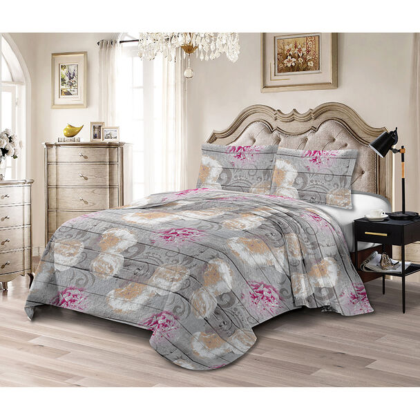 Quilt Estampado Rienza 1,5 Plazas Illusions