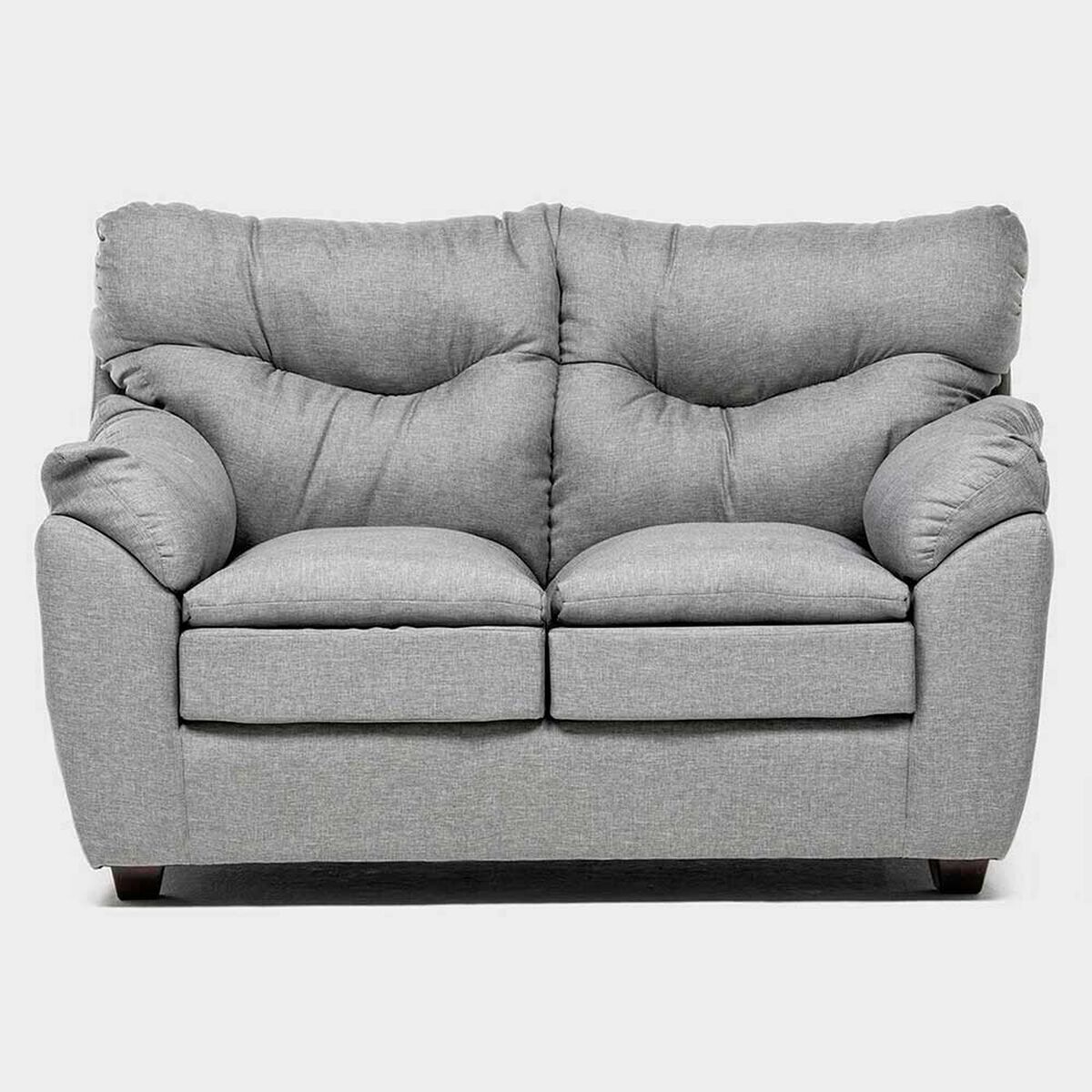 Juego de Living Almore Bel&eacute;n Sof&aacute; 2 Cuerpos + Dos Sillones 1 Cuerpo Gris