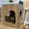 Mesa Lateral Exit Roble Off White