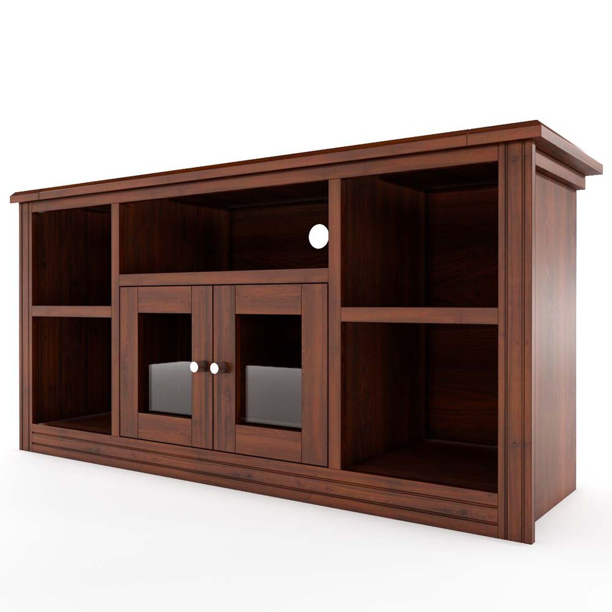 Rack Araucarias Praga 55 pulgadas Nogal