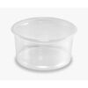 Pote Liso Pet con Tapa Transparente De Gaune 16oz