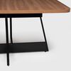 Mesa de Comedor Roca Rio 160x90cm Canela Negro