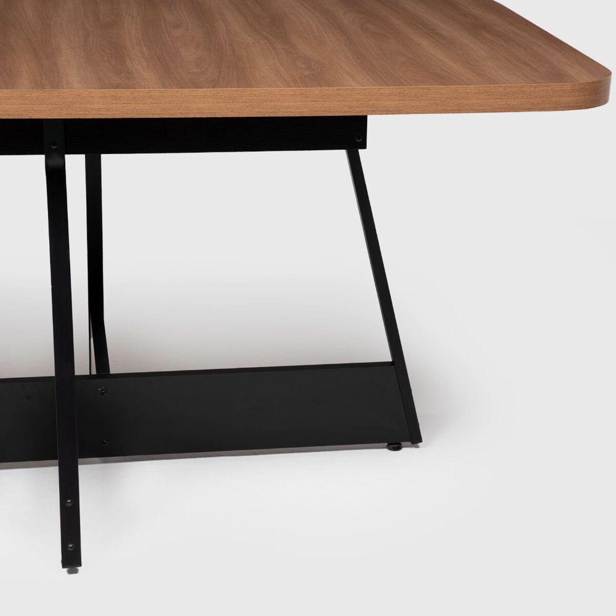 Mesa de Comedor Roca Rio 160x90cm Canela Negro