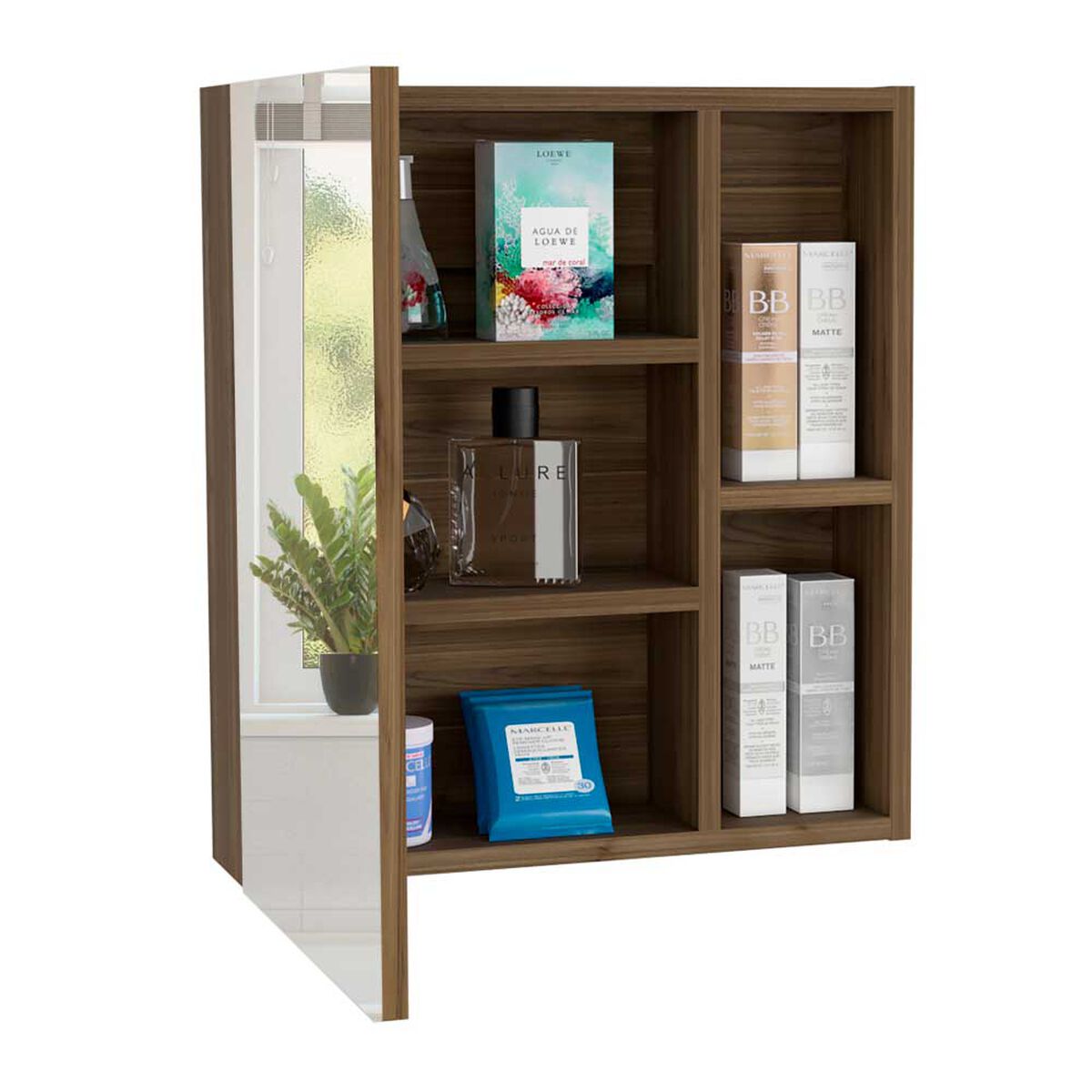 Botiqu&iacute;n con Espejo TuHome Labelle 1 Puerta Gales