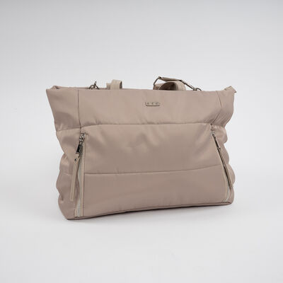 Cartera Tote Beige Mujer Icono