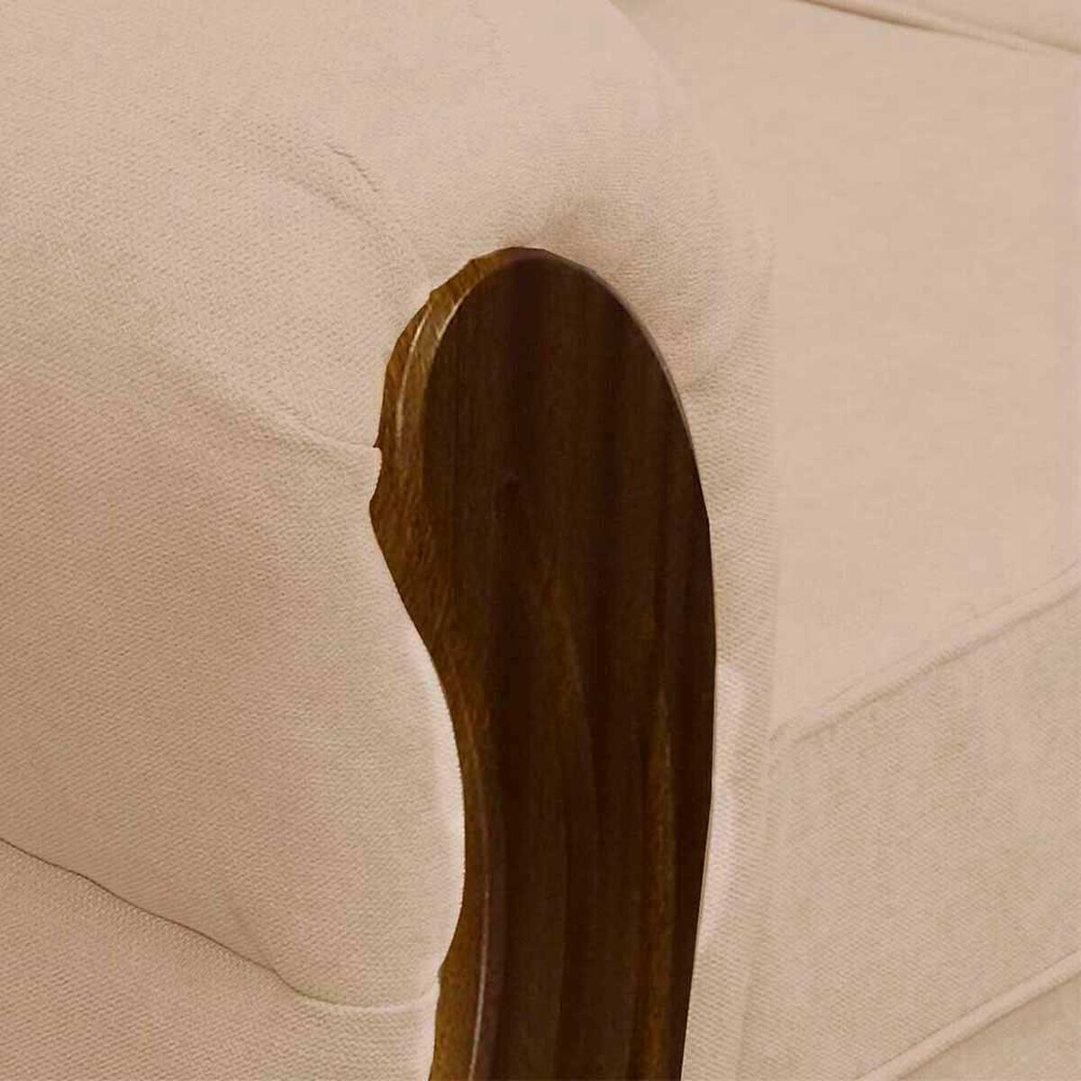 Sof&aacute; Seccional Modular Elegant Detail Girona 7 Cuerpos Tela Beige