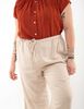 Pantalón Lino Recto Mujer Extralindas