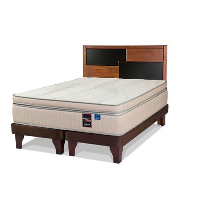 Cama Europea Flex King Maximo Cobre + 1 Respaldo