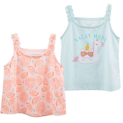 Pack 2 Polera Sin Mangas de Algodón Chess Baby