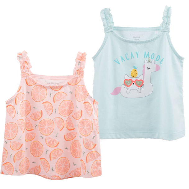 Pack 2 Polera Sin Mangas de Algodón Chess Baby