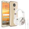 Celular Motorola E5 Plus 5.9" Dorado WOM + Audífonos