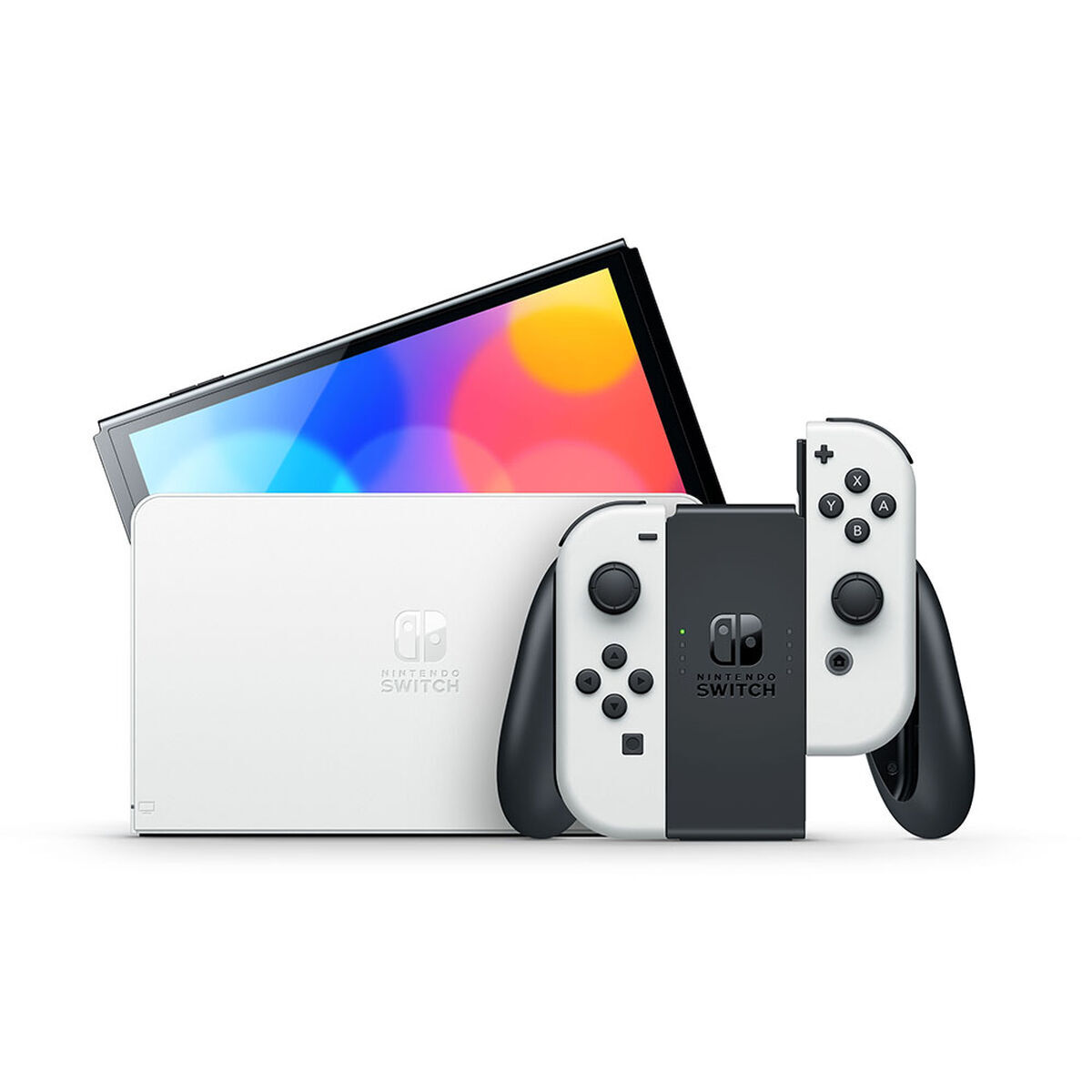 Combo Consola Nintendo Switch OLED White + Juego Nintendo Switch