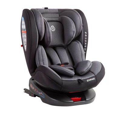 Imagen 1 del producto Silla de Auto Bebe Convertible Saturn 360 Isofix Gris Oscuro Bebesit