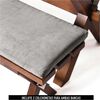Juego de Comedor Latam Home Sevilla Segovia 2 Sillas + 2 Bancas Velvet Gris