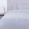 Plumón Velvet Sohome by Fabrics King Liso Gris