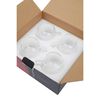 Set 4 Tazas Expresso Vidrio Coquinaria