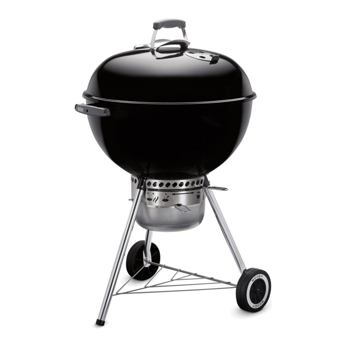 Parrilla a Carb&oacute;n Kettlepre Original 22  Weber Acero Esmaltado Negro