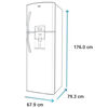 Refrigerador No Frost Mabe RMP410FZUU 390 lts.