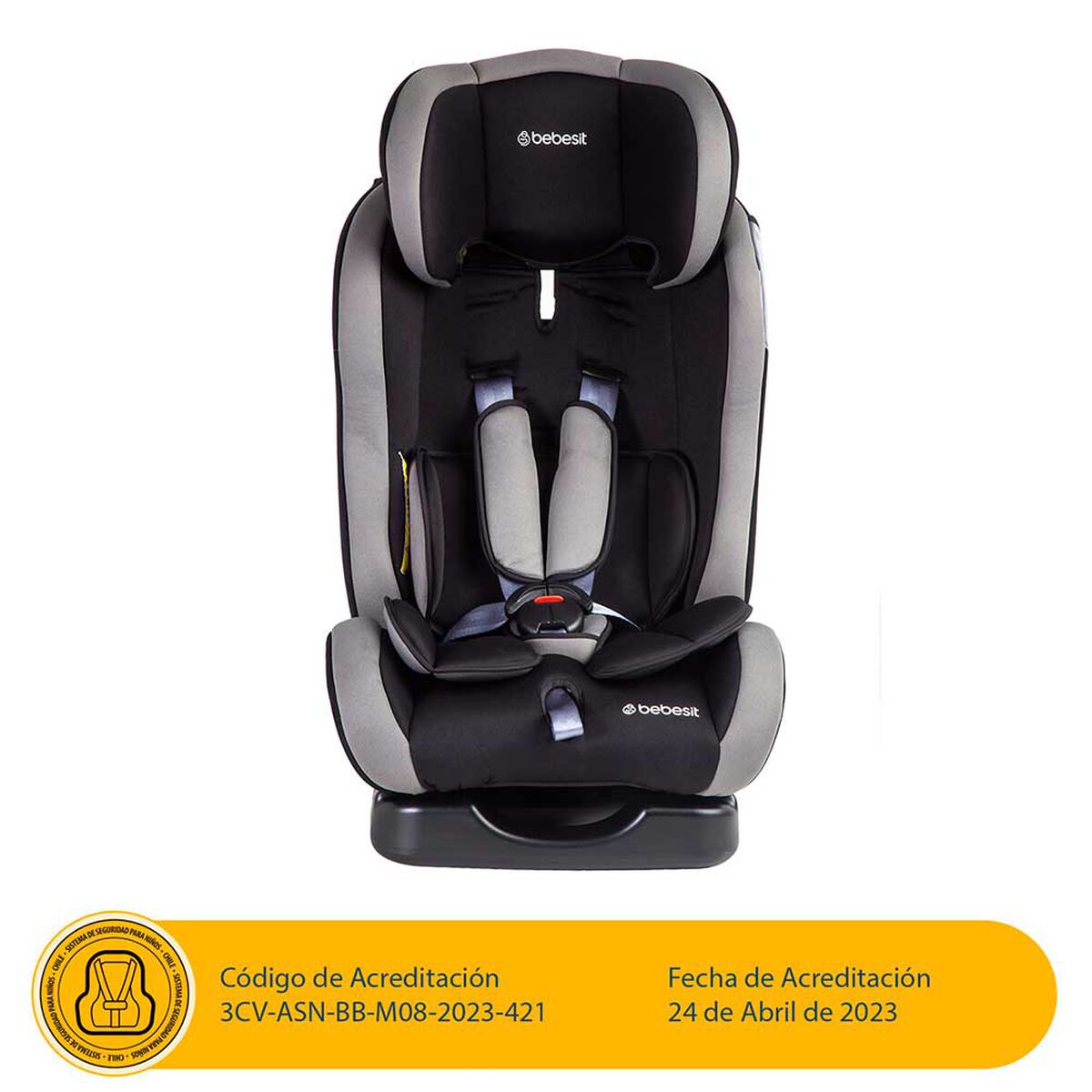 Silla de Auto Orbit Gris Bebesit