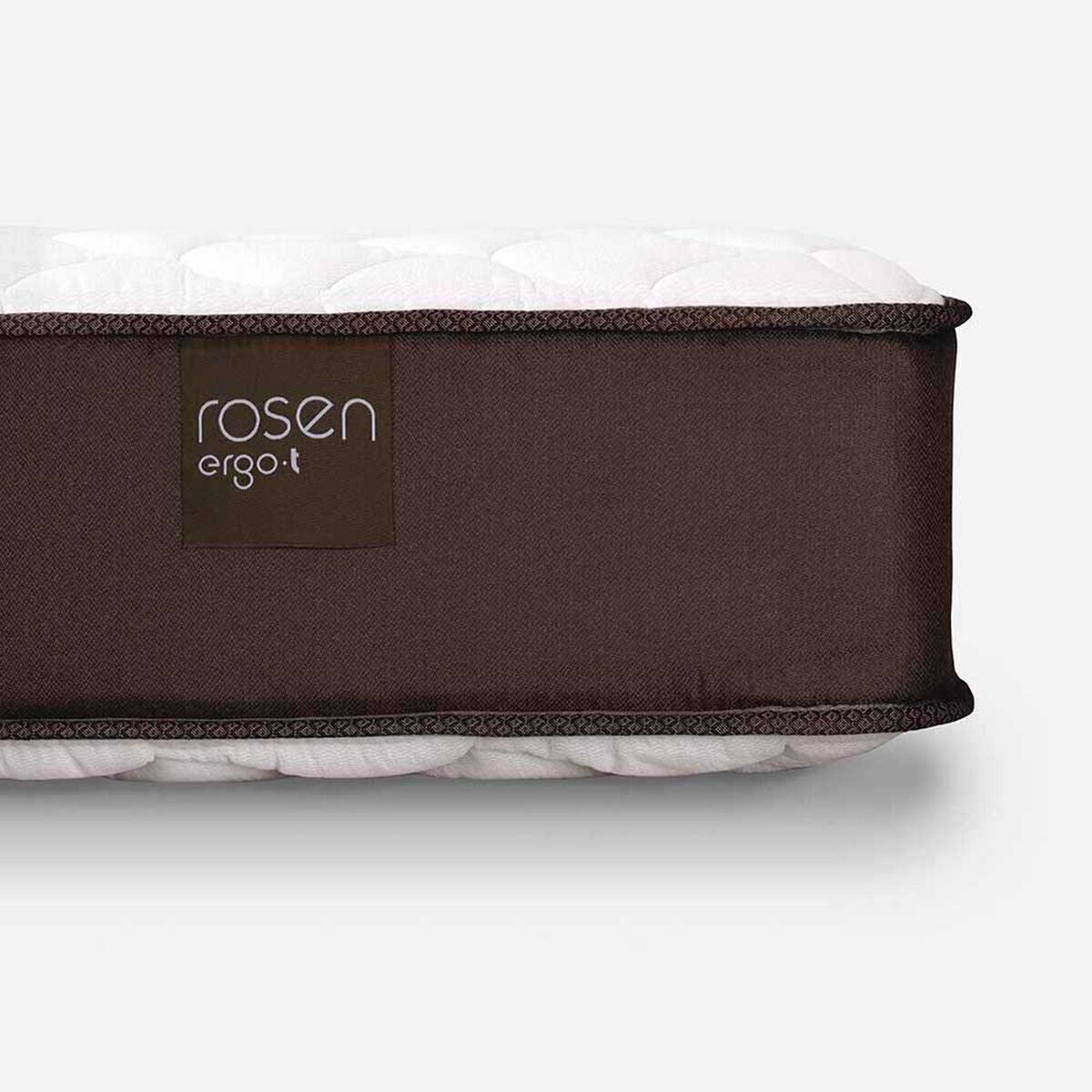 Cama Europea Rosen 2 Plazas Ergo T + 2 Veladores Ferrara